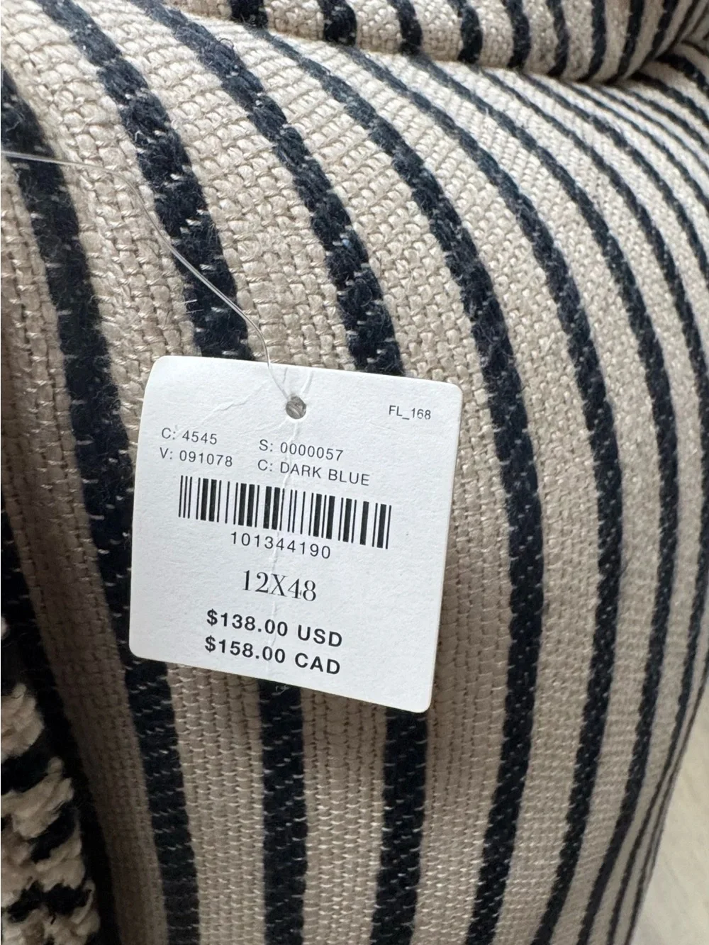 Anthropologie Luxe Linen Blend Pillow